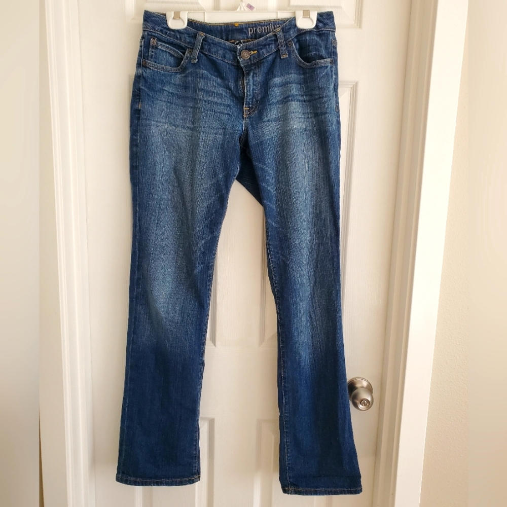 GAP premium curvy straight jeans